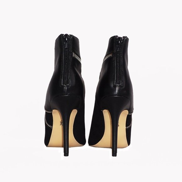 Rock & Republic Corbett Black Pointed Toe Zip Up Ankle Bootie Size 10 NIB - Picture 5 of 6